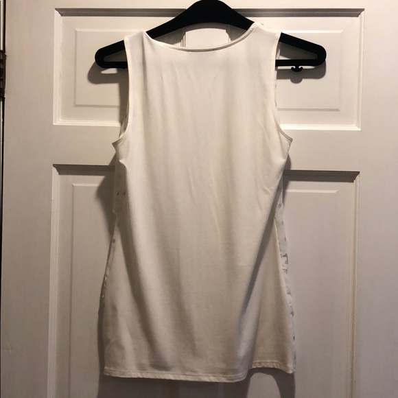 White House Black Market Ruffled Blouse Size S - Picture 2 of 3